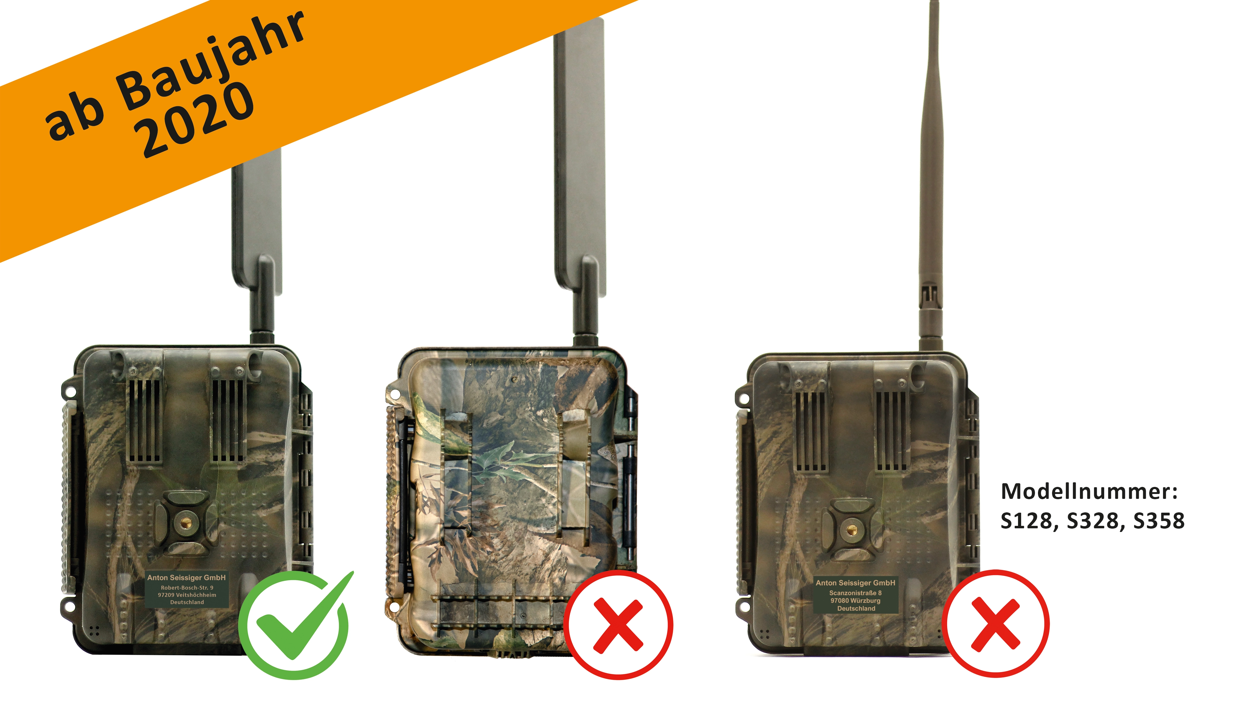 SEISSIGER Umrüstaktion Wildkameras ab Baujahr 2020