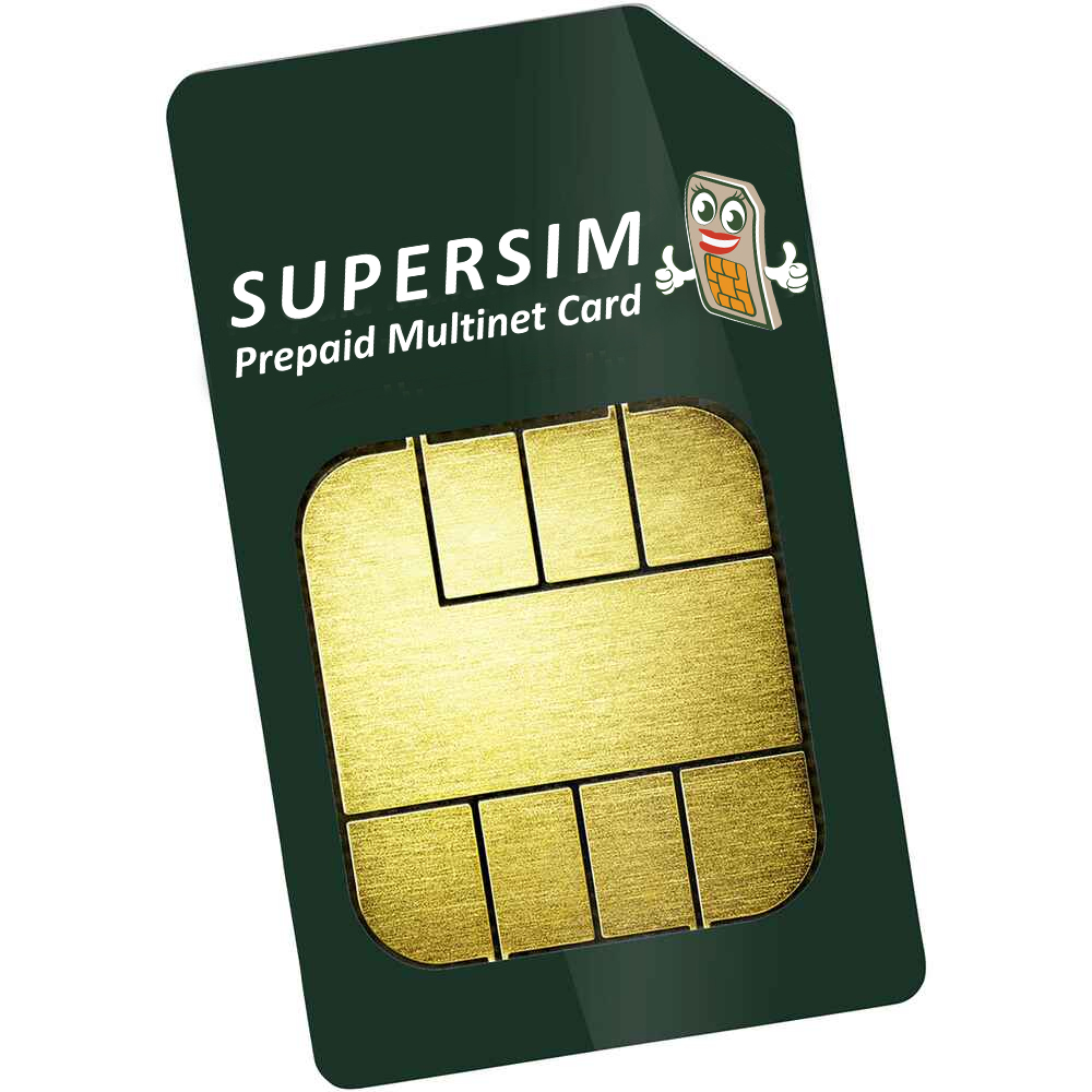 SUPERSIM Prepaid-Multinetzkarte für Wildkameras
