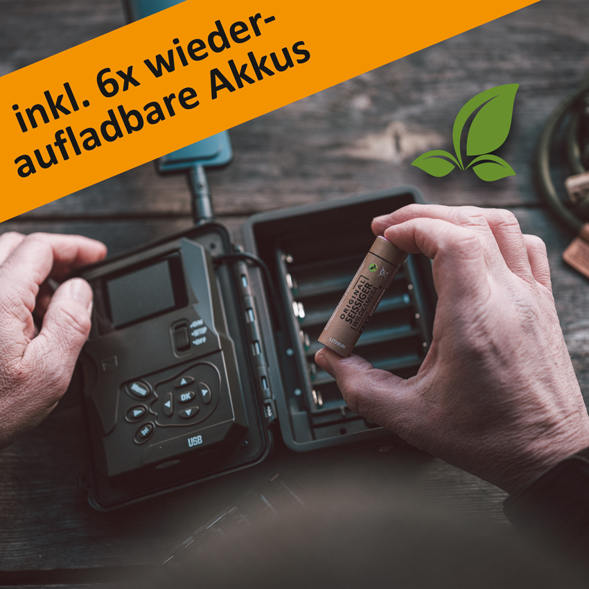 Wildkamera mit Akkus