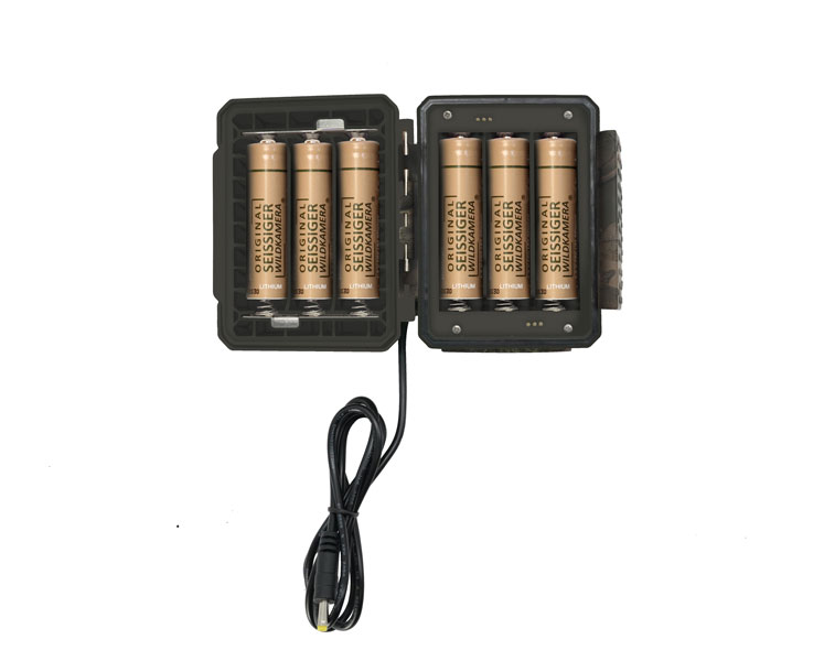 Externer Akkupack für Wildkameras