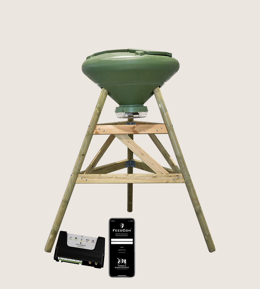 Kompletter Futterautomat 250 Liter - Nordic Gamekeeper